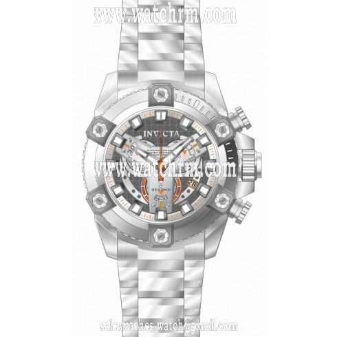 Invicta Coalition Forces Chronograph Silver and Grey Dial Stainless Steel Men's Watch 19579