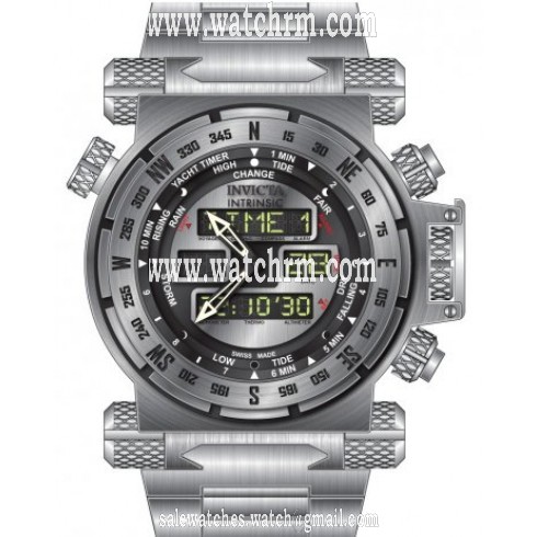 Invicta Coalition Forces Chronograph Silver Dial Stainless Steel Men's Watch 13079