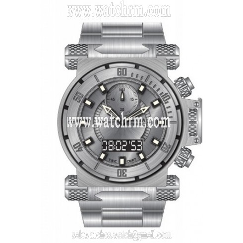 Invicta Coalition Forces Silver Dial Stainless Steel Men's Watch 12487