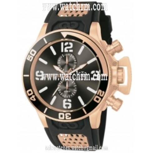 Invicta Corduba Black Dial Black Polyurethane  Men's Watch 80315
