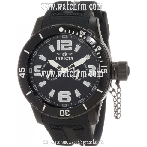 Invicta Corduba Black Dial Black Polyurethane Men's Watch Men's Watch 1794