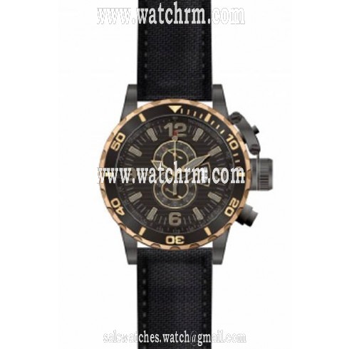 Invicta Corduba Chronograph Black Dial Rose Gold-Tone Steel Men's Watch 12622