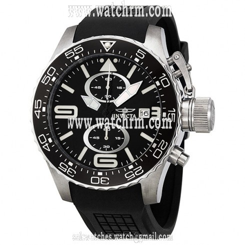 Invicta Corduba Chronograph Black Dial Stainless Steel Men's Watch 11775