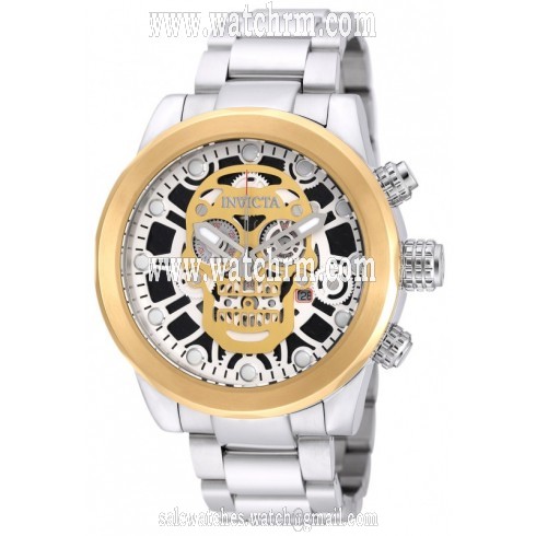 Invicta Corduba Chronograph Cut-Out Dial Stainless Steel Men's Watch 18864