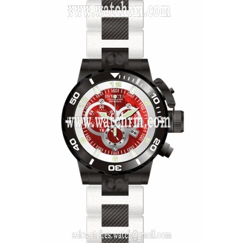 Invicta Corduba Chronograph Red Dial Stainless Steel Men's Watch 80218