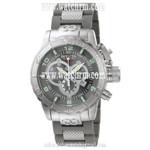 Invicta Corduba Ibiza Chronograph Grey Dial Stainless Steel Men's Watch 6675