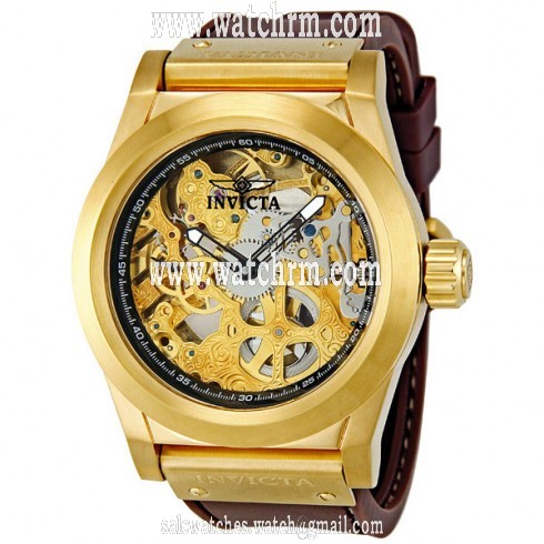 Invicta Corduba Sea Ghost Skeletonized Mechanical Gold-tone Stainless Steel Men's Watch 1085