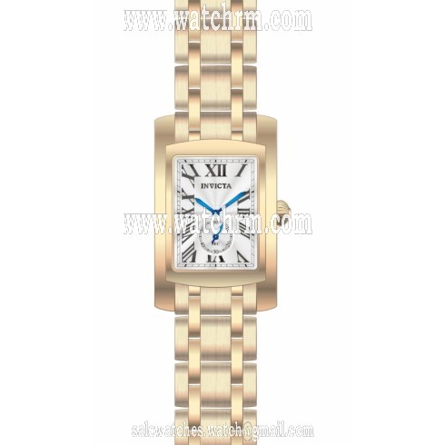 Invicta Cuadro Silver Dial Rose Gold-tone Men's Watch 14701