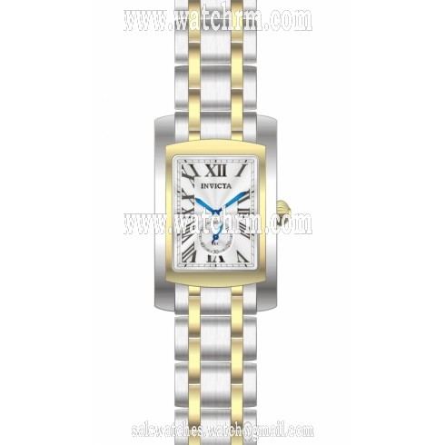 Invicta Cuadro Silver Dial Two-tone Stainless Steel Men's Watch 14698