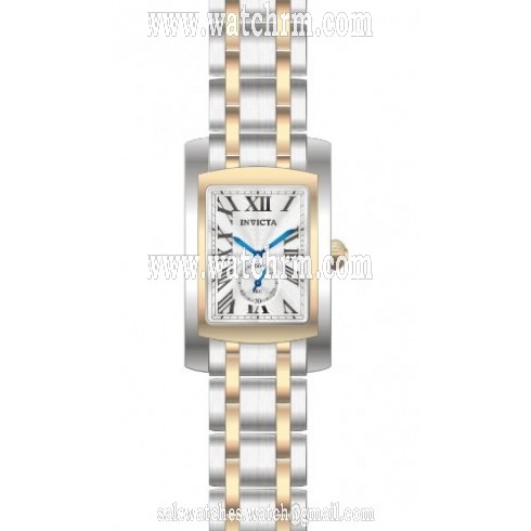 Invicta Cuadro Silver Dial Two-tone Stainless Steel Men's Watch 14699