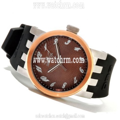 Invicta DNA Brown Dial Black Polyurethane Strap Men's Watch 12794