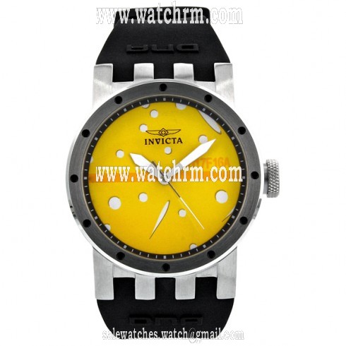 Invicta DNA Recycled Art Yellow Dial Ladies Watch 10444