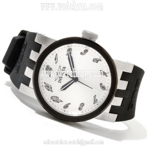 Invicta DNA White Dial Black Polyurethane Strap Men's Watch 12797