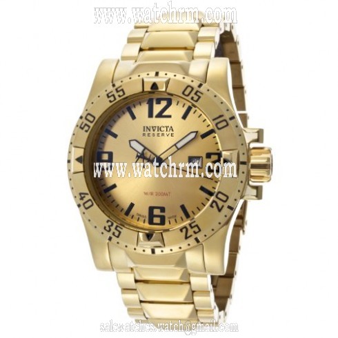 Invicta Excursion Champange Dial Gold-tone Stainless Steel Men's Watch 14036