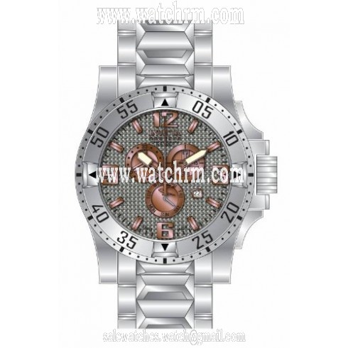 Invicta Excursion Chronograph Antique Silver Dial Stainless Steel Men's Watch 15314
