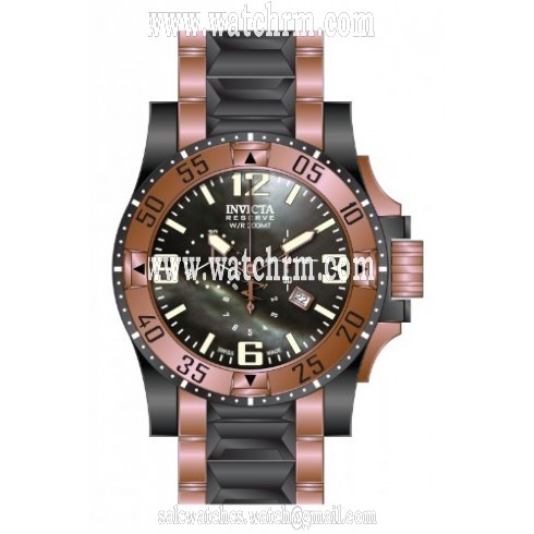 Invicta Excursion Chronograph Black Dial Black Rubber Men's Watch 80378
