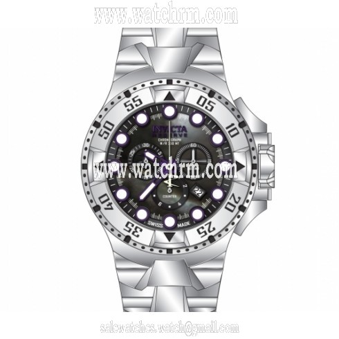 Invicta Excursion Chronograph Black Dial Stainless Steel Men's Watch 13085