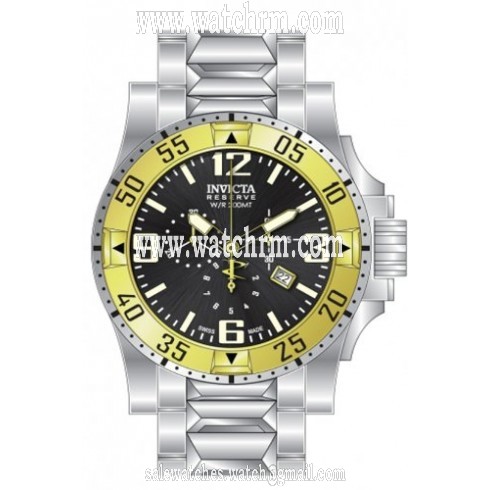 Invicta Excursion Chronograph Black Dial Stainless Steel Men's Watch 14040