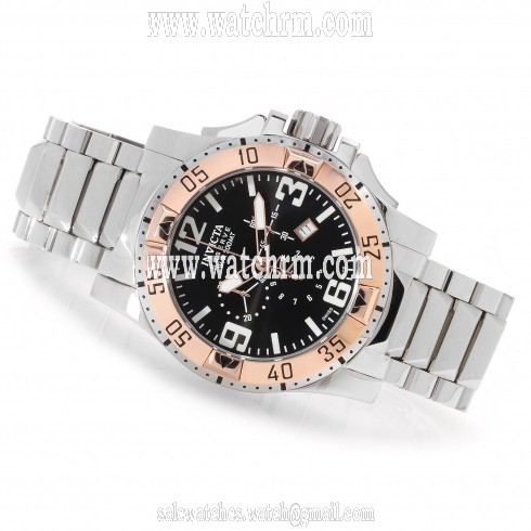 Invicta Excursion Chronograph Black Dial Stainless Steel Men's Watch 14042