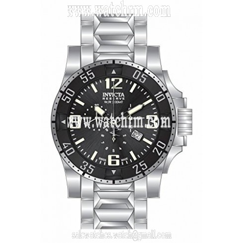 Invicta Excursion Chronograph Black Dial Stainless Steel Men's Watch 80607