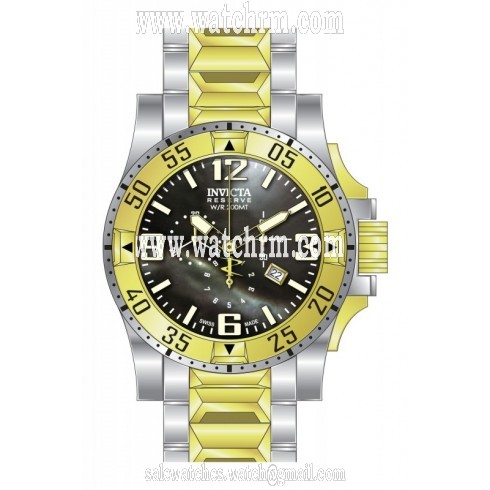 Invicta Excursion Chronograph Black Dial Two-tone Men's Watch 80385