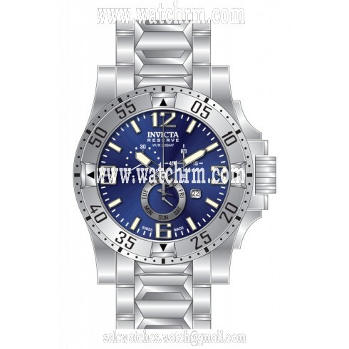Invicta Excursion Chronograph Blue Dial Stainless Steel Men's Watch 15308
