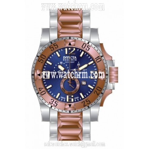 Invicta Excursion Chronograph Blue Dial Two-tone Men's Watch 15335