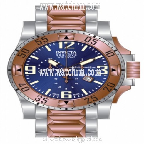 Invicta Excursion Chronograph Blue Dial Two-tone Men's Watch 80382