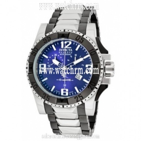 Invicta Excursion Chronograph Blue Dial Two-Tone Steel Men's Watch 10537