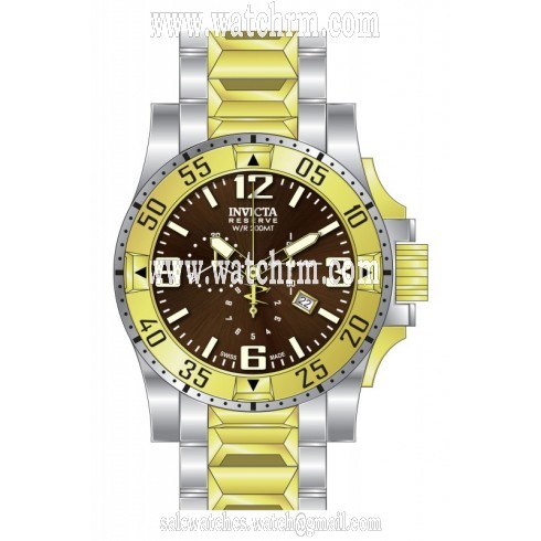 Invicta Excursion Chronograph Brown Dial Two-tone Men's Watch 80388