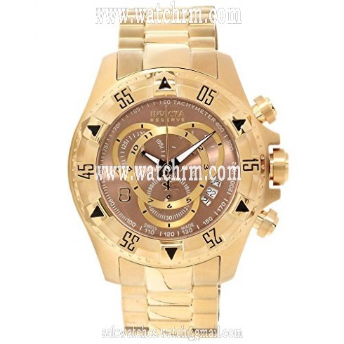 Invicta Excursion Chronograph Copper Dial Gold-plated Men's Watch 14474
