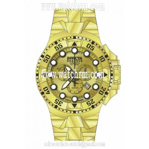 Invicta Excursion Chronograph Gold Dial Gold-tone Men's Watch 16681