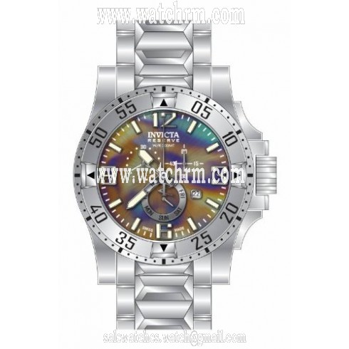 Invicta Excursion  Chronograph Rainbow Dial Stainless Steel Men's Watch 15972