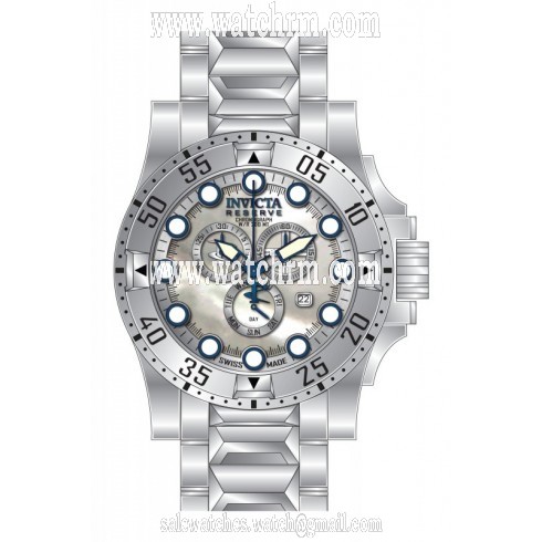 Invicta Excursion Chronograph River Pearl Dial Stainless Steel Men's Watch 15322