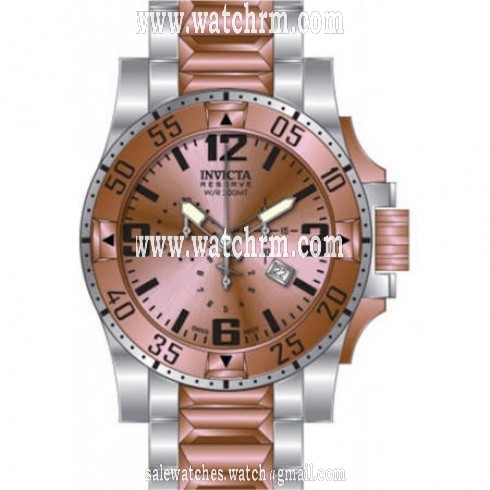 Invicta Excursion Chronograph Rose Dial Two-tone Men's Watch 80381