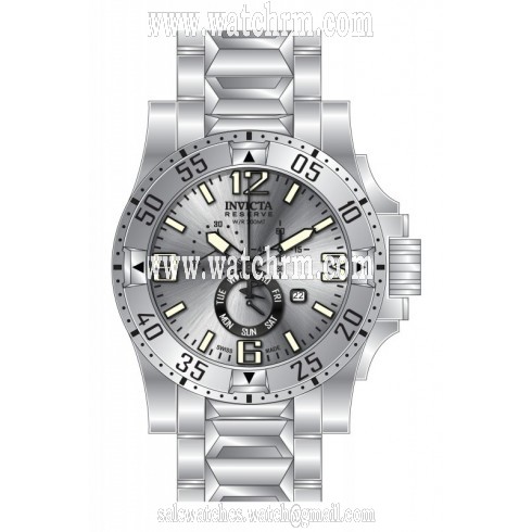 Invicta Excursion Chronograph Silver Dial Stainless Steel Men's Watch 15309