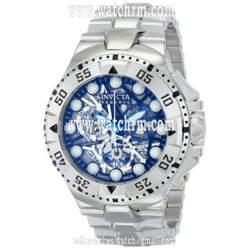 Invicta Excursion Chronograph Skeletonized Dial Stainless Steel Men's Watch 15978