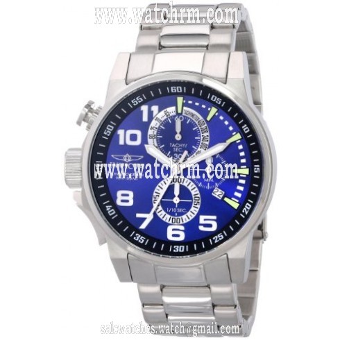 Invicta Force Chronograph Black and Blue Dial Stainless Steel Men's Watch 14957