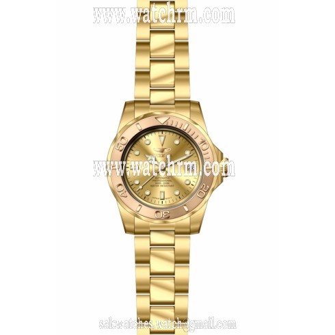 Invicta Gold-tone Dial Rose Gold-tone PVD Men's Watch 13930