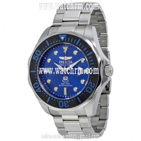 Invicta Grand Diver Blue Dial Stainless Steel Men's Watch 14655