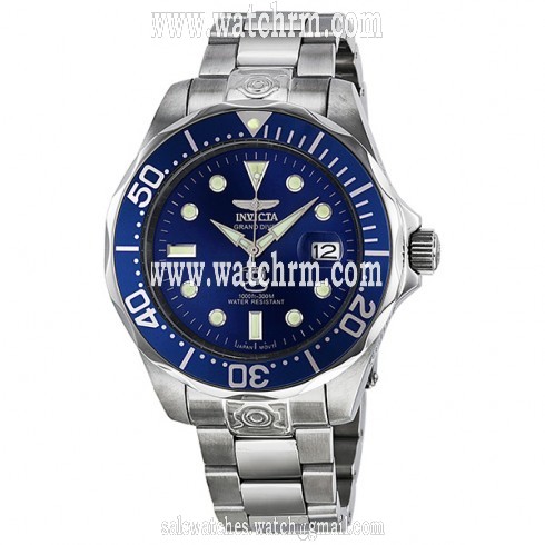 Invicta Grand Diver Blue Dial Stainless Steel Men's Watch 3045