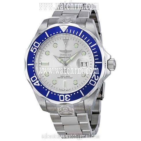 Invicta Grand Diver Silver/Blue Men's Watch 3046