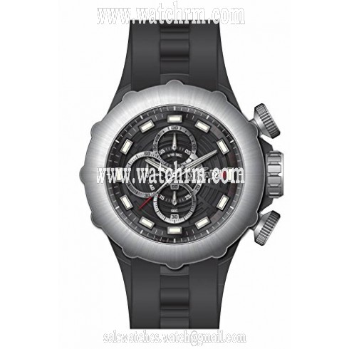 Invicta I Force Chronograph Black Dial Black Polyurethane Men's Watch 16908