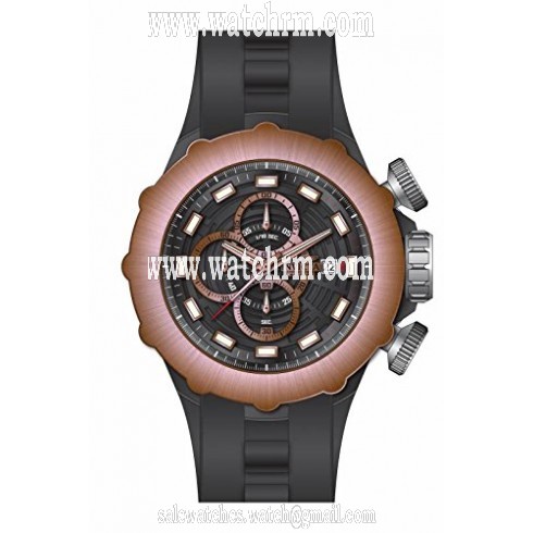 Invicta I Force Chronograph Black Dial Black Polyurethane Men's Watch 16911