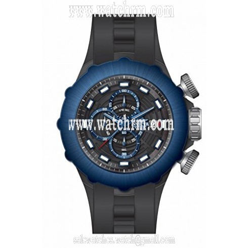 Invicta I Force Chronograph Black Dial Black Polyurethane Men's Watch 16912