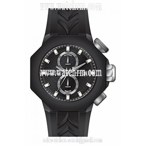 Invicta I Force Chronograph Black Dial Black Polyurethane Men's Watch 16914
