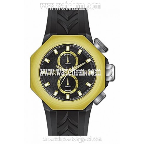 Invicta I Force Chronograph Black Dial Black Polyurethane Men's Watch 16915