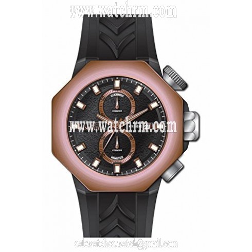 Invicta I Force Chronograph Black Dial Black Polyurethane Men's Watch 16916