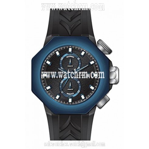 Invicta I Force Chronograph Black Dial Black Polyurethane Men's Watch 16917