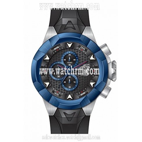 Invicta I Force Chronograph Black Dial Black Silicone Men's Watch 16907